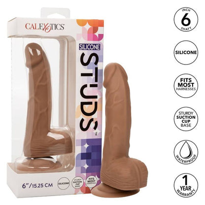 California Exotics - Silicone Studs 15.24 Cm Brown