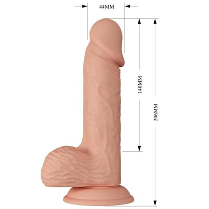 Baile - Beautiful Encounter Catoblepas Flexible Realistic Dildo 20.6 Cm Natural