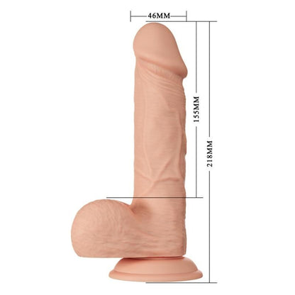 Baile - Beautiful Encounter Bahamut Flexible Realistic Dildo 21.8 Cm Natural