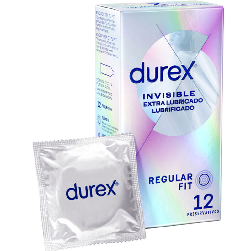 Durex - Invisible Extra Lubricated 12 Units