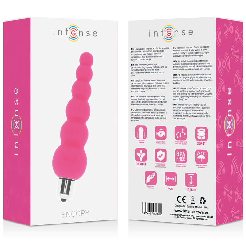 Intense - Snoopy 7 Speeds Silicone Intense - Pink