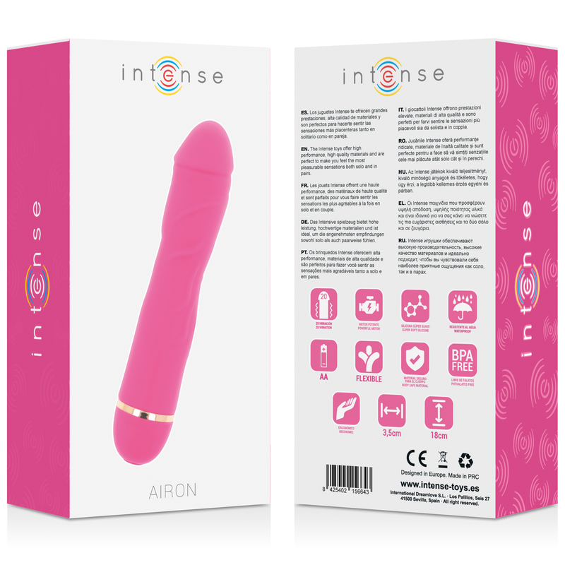 Intense - Airon 20 Speeds Silicone Pink