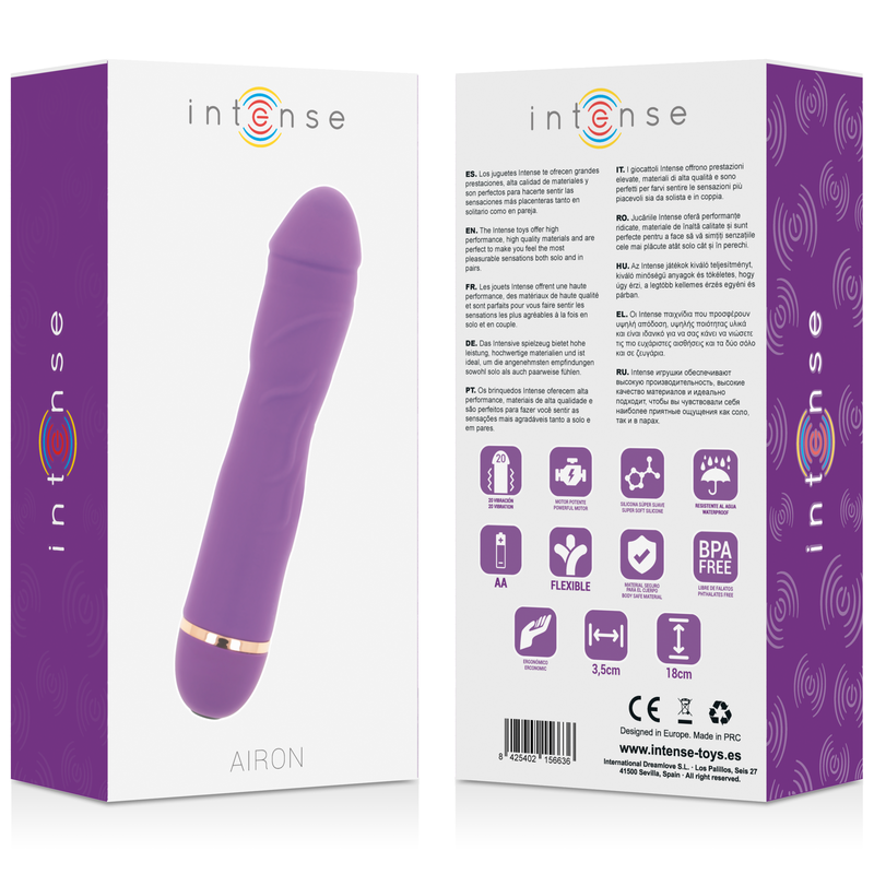 Intense - Airon 20 Speeds Silicone Lilac