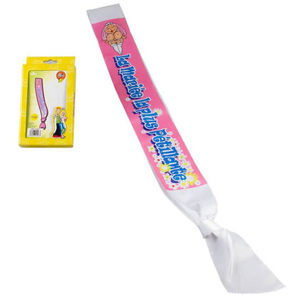 Femarvi bride party sash in blue and pink