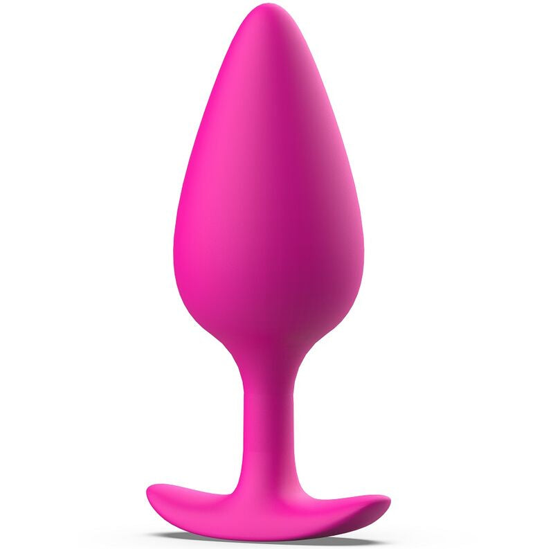 2Discover intense pleasure with the B Swish Anal Prostatic Plug. Soft silicone, free-floating weight for thrilling sensations, waterproof, and body-safe for all users.