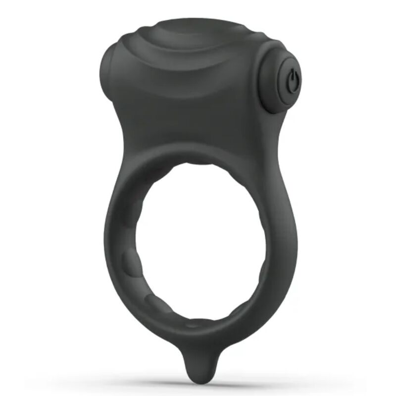 Enhance intimacy with the B Swish Basic Cock Ring. Soft silicone, 5-function vibration, waterproof design, and stimulating ridges for shared pleasure.1