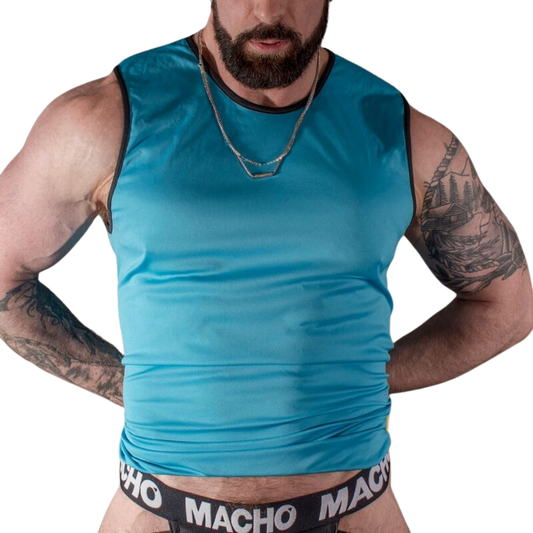 Macho - Blue T-Shirt S/M