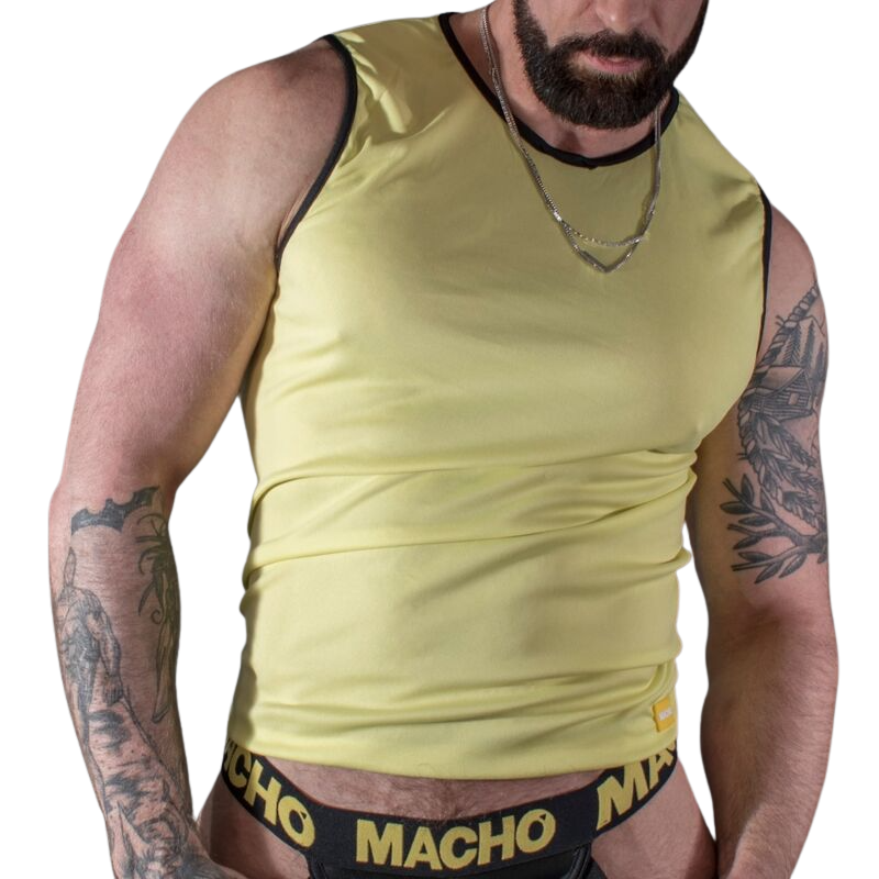 Macho - Yellow T-Shirt S/M