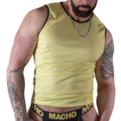 Macho - Yellow T-Shirt S/M