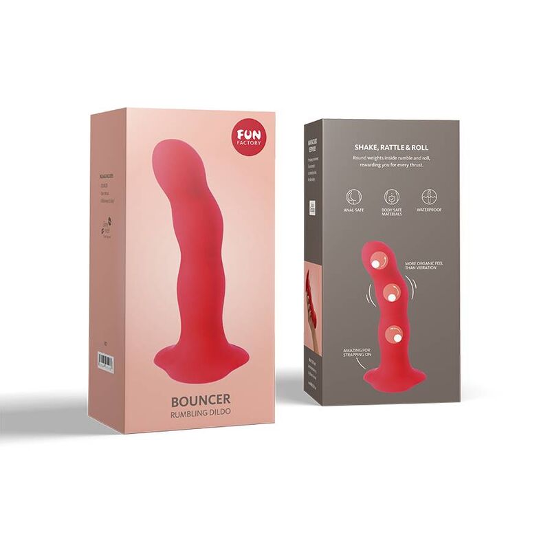 Fun Factory - Bouncer Shake Dildo Red