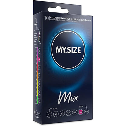 My Size Mixed Condoms Variety Pack – Condoms – 10 Pack 64 MM – product photo 11