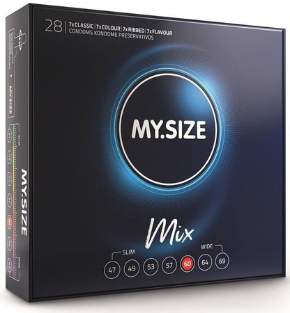 My Size Mixed Condoms Variety Pack – Condoms – 28 Pack 60 MM – product photo 10