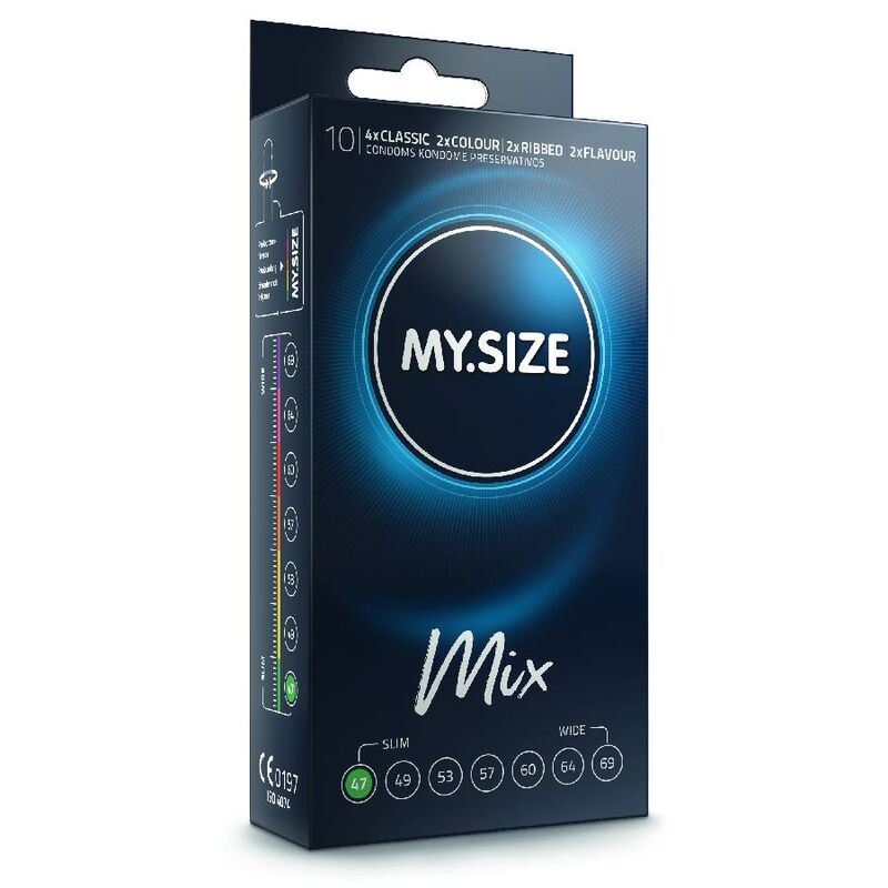 My Size - Mix Condoms 47 Mm 10 Units