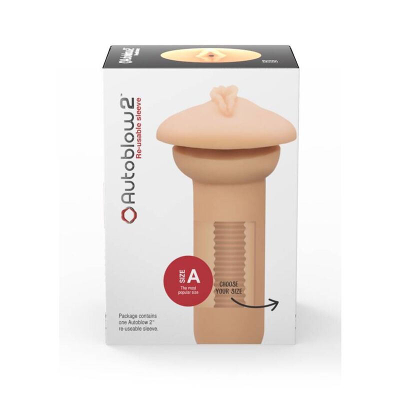 Enhance your experience with the Autoblow Vagina Male Sleeve. Molded for realism, textured for pleasure, and available in 3 sizes for the perfect fit.6