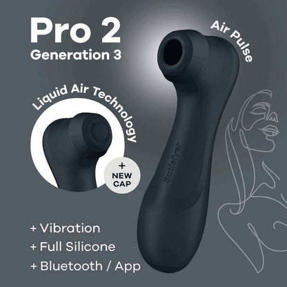 Satisfyer - Pro 2 Generaci�N 3 Black Bluetooth & App