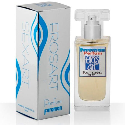 Eros-Art Feroman men's pheromone fragrance, front label view