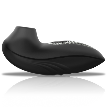 Black&Silver - Drake Deluxe Sucking Vibe Rechargeable Silicone Black