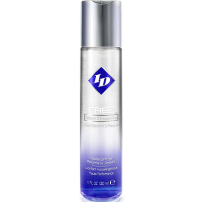 Id Free water-based hypoallergenic lubricant bottle