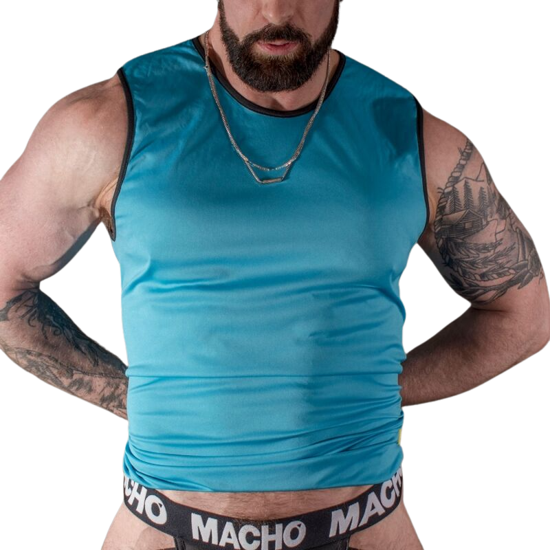 Macho - Blue T-Shirt L/Xl