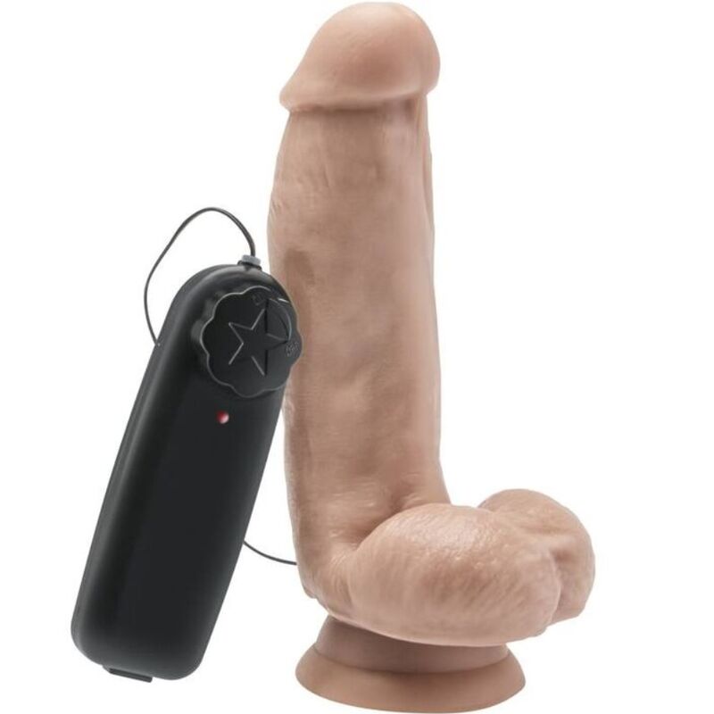 Get Real - Dildo 12 Cm With Balls Vibrator Skin