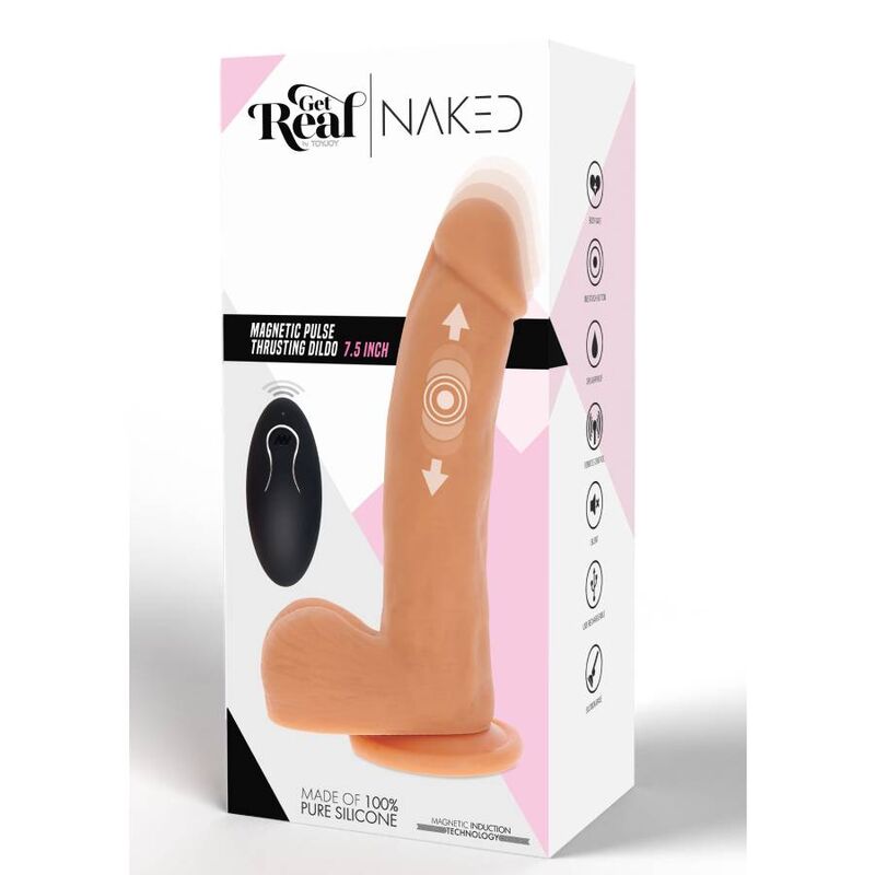 Get Real - Magnetic Pulse Trusting Dildo Skin