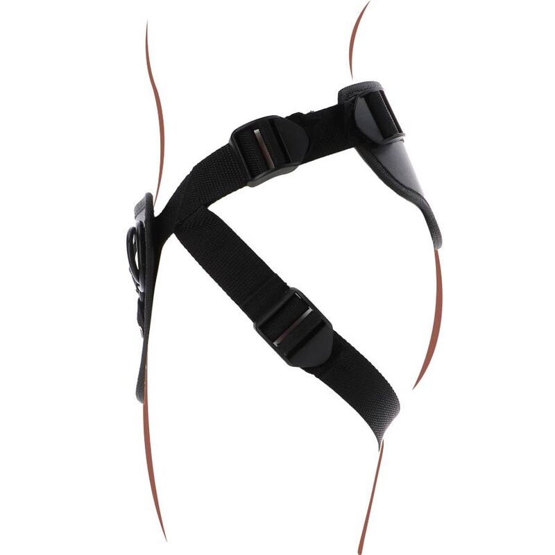 Get Real - Strap-On Deluxe Harness Black