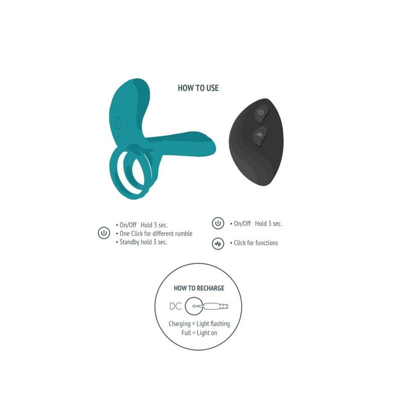 Xocoon - Couples Vibrator Ring Green