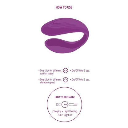 Xocoon - Bound Love Couples Vibrator Purple