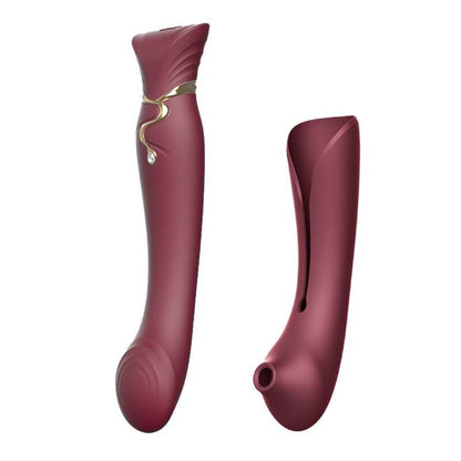 Zalo - Queen Set Pulse Wave Clit Stim Red