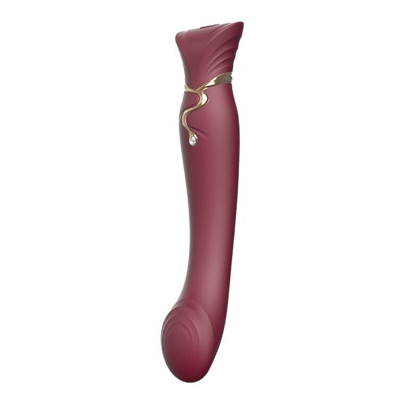 Zalo - Queen Set Pulse Wave Clit Stim Red