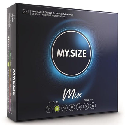 My Size Mixed Condoms Variety Pack – Condoms – 28 Pack 49 MM – product photo 4