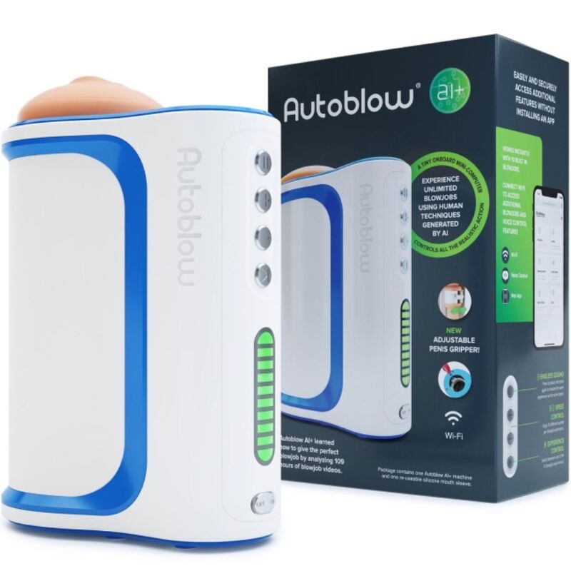Auto Goon Machine AUTOBLOW - AI Male Masturbator – Advanced Adjustable Device – DelighToys