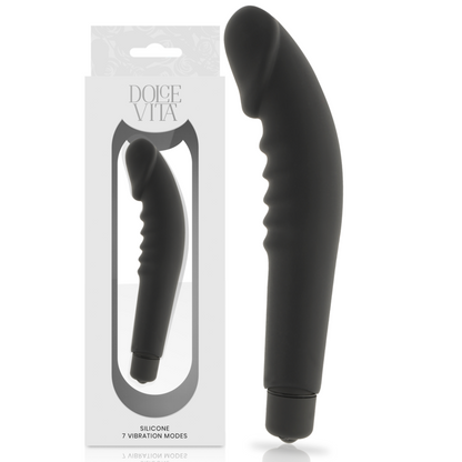 Dolce Vita - Realistic Pleasure Black Silicone