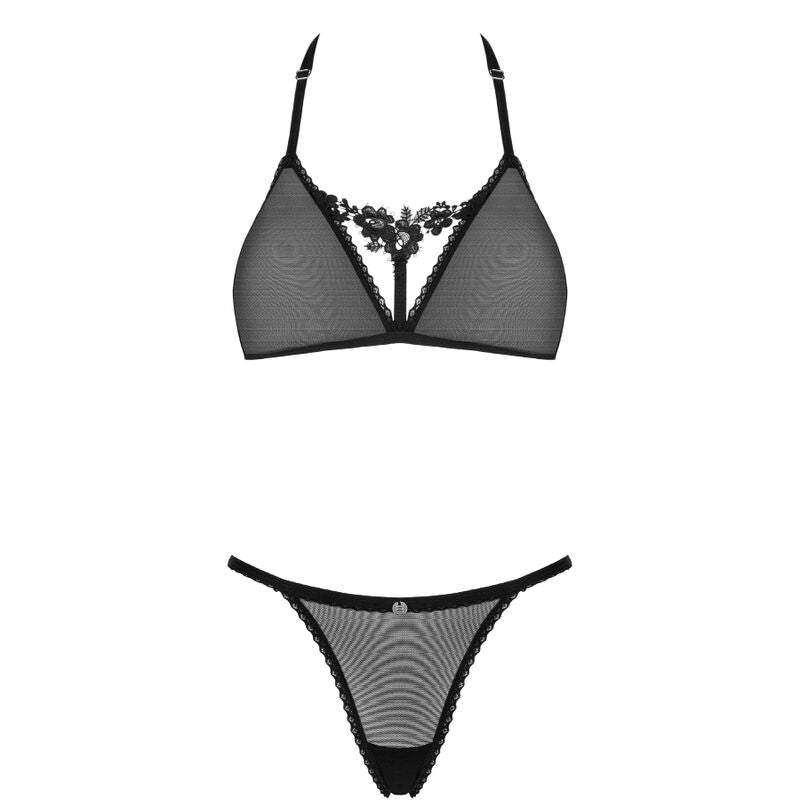 Obsessive - Celia Noir Set 2 Pieces Xs/S