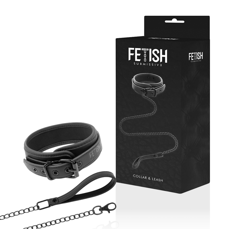 Fetish Submissive - Noprene Lining Chain Necklace