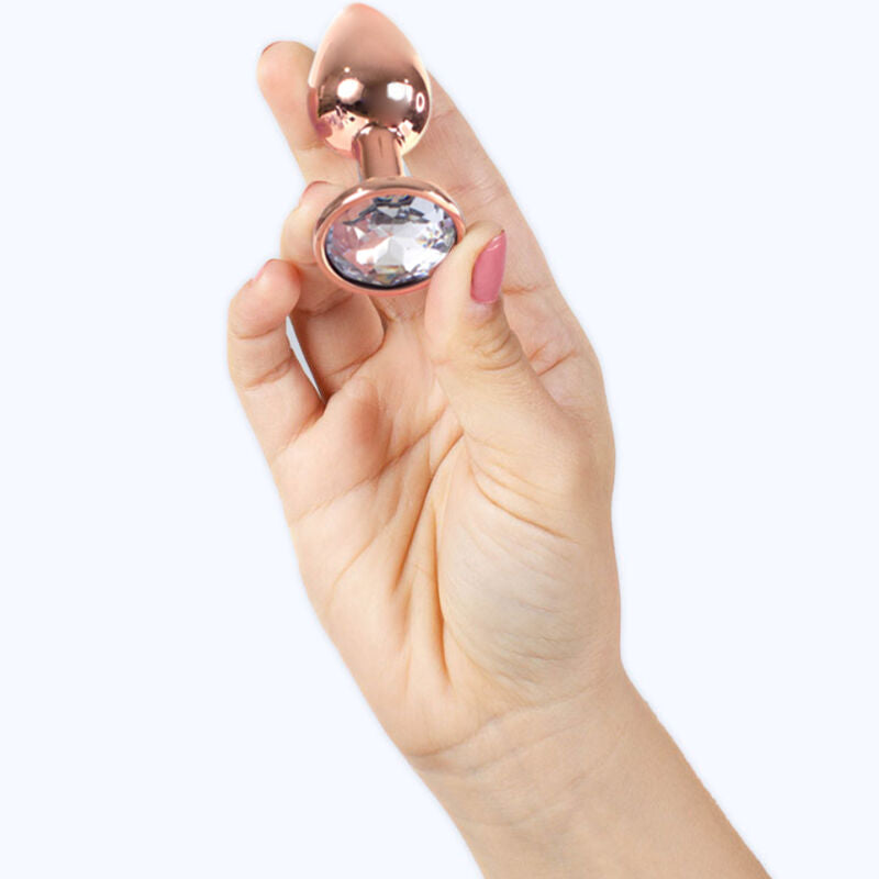 Secretplay - Metal Butt Plug Rose Gold Small Size 7 Cm