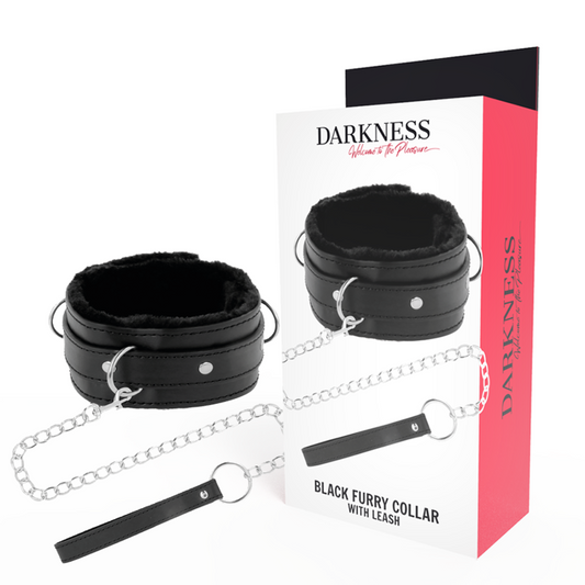 Darkness - Comfortable Posture Necklace With Leather Chain