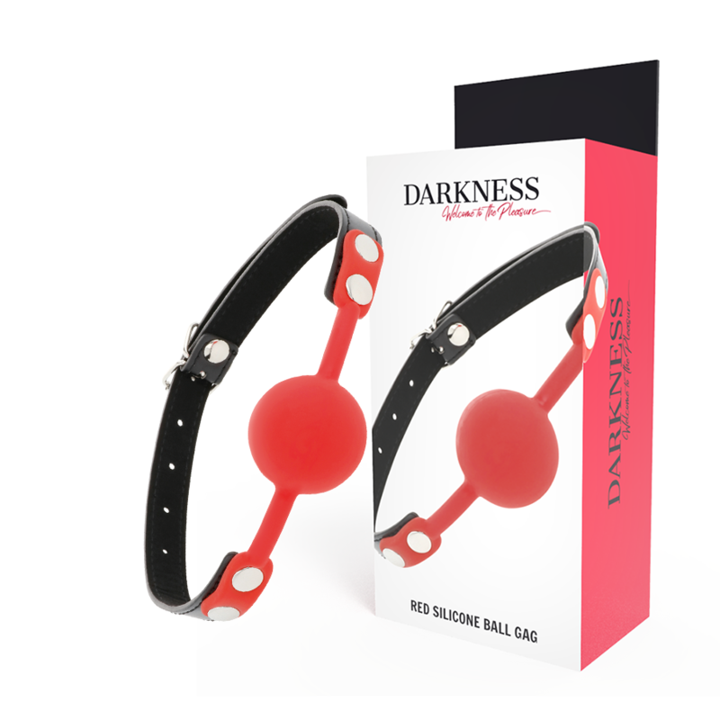 Darkness - Red Silicone Gag