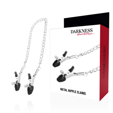 DARKNESS - Adjustable Nipple Clamps – Nickel – Free Metal