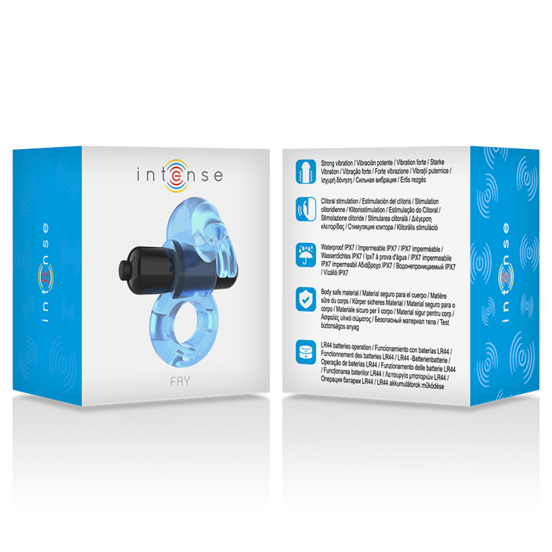 Intense - Fry Blue Vibrating Ring