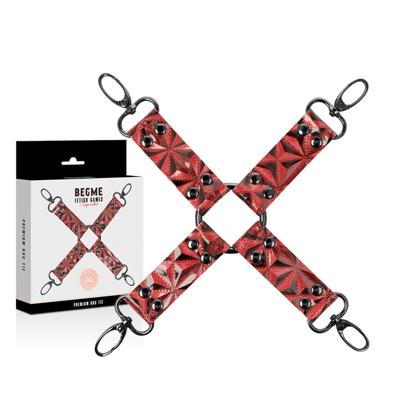 Begme - Red Edition Premium Vegan Leather Hog Tie