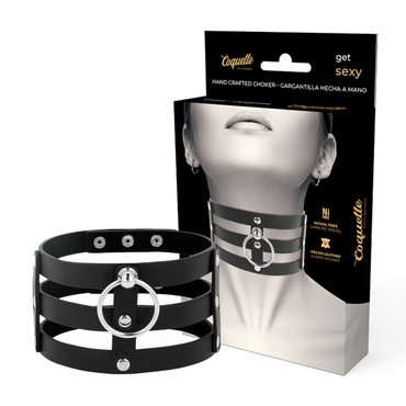 DelighToys - Coquette – Chic Desire Vegan Leather Adjustable Choker