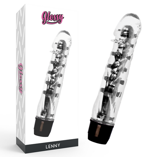 Glossy - Lenny Vibrator Black