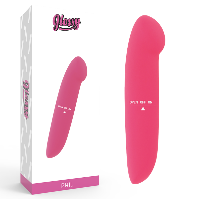 Glossy - Phil Vibrator Pink