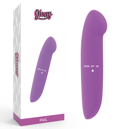 Glossy - Phil Vibrator Purple