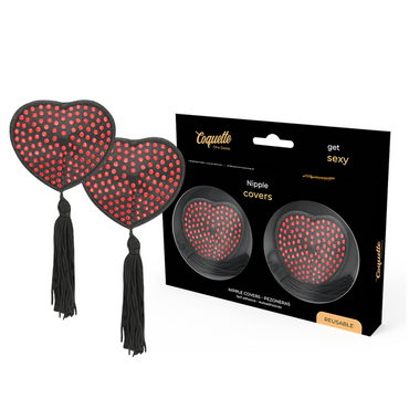 Coquette Chic Desire - Red / Black Nipple Covers