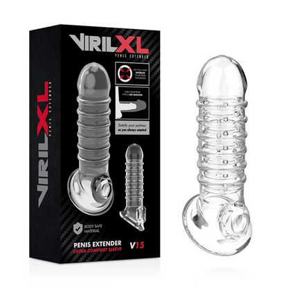 Virilxl - Penis Extension And Sheath V15 Transparent