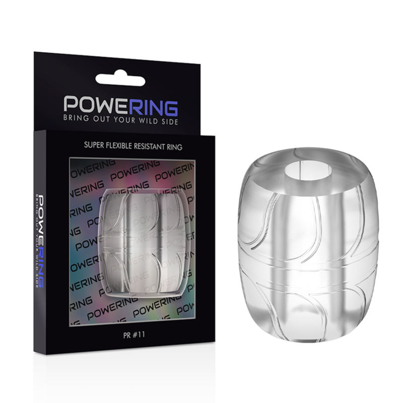 Powering - Super Flexible And Resistant Penis Ring 5 Cm Pr11 Clear