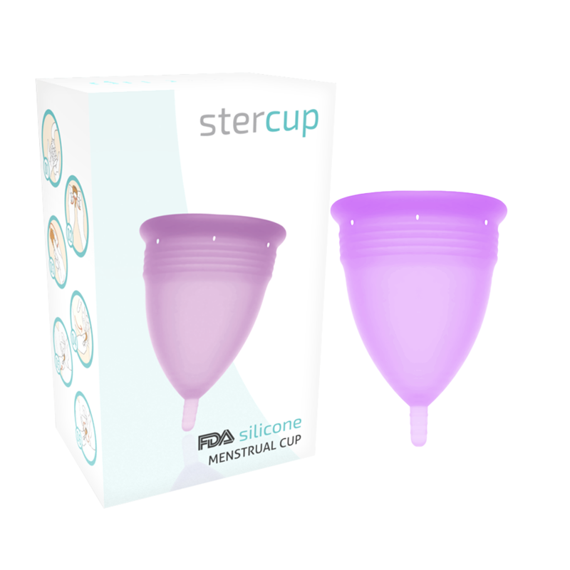 Stercup - Fda Silicone Menstrual Cup Size S Lilac