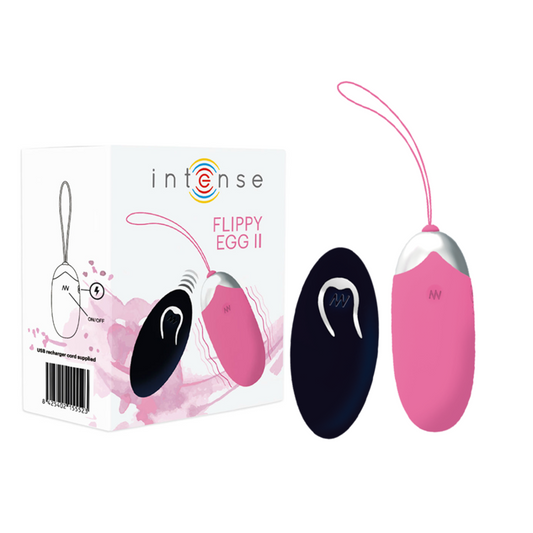 Intense - Flippy Ii  Vibrating Egg With Remote Control Pink